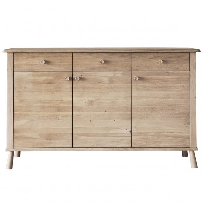 Fabco Collection Newcombe 3 Door 3 Drawer Sideboard W1400 x D475 x H850mm