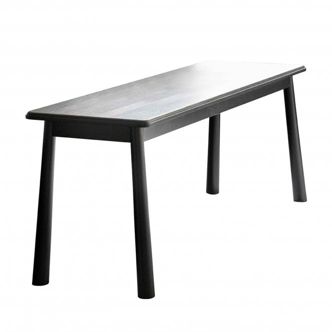 Fabco Collection Newcombe Dining Bench Black (W)1300mm x (D)360mm x (H)460mm