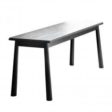 Newcombe Dining Bench Black (W)1300mm x (D)360mm x (H)460mm