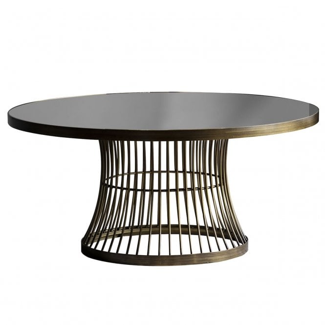 Fabco Collection Pickering Coffee Table Bronze W900 x D900 x H420mm