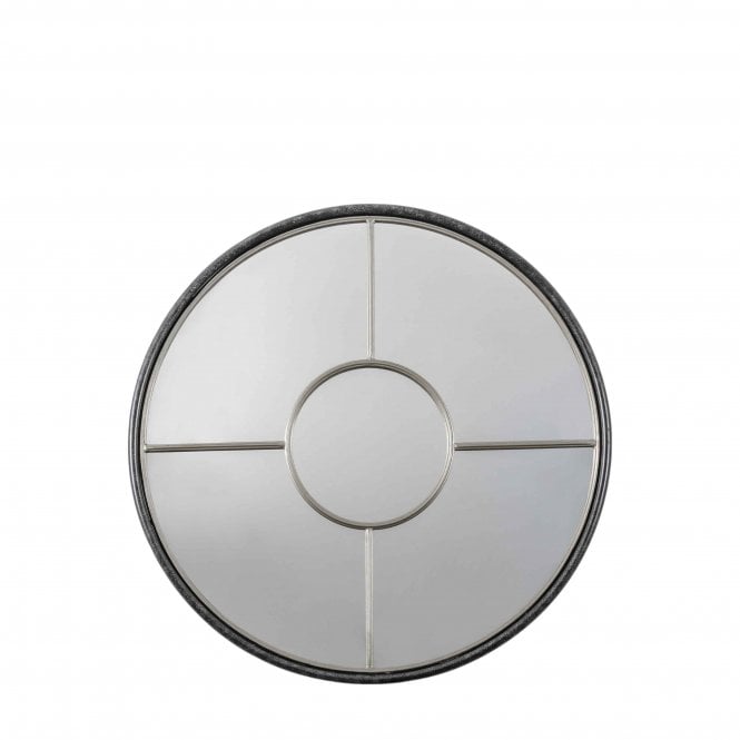 Fabco Collection Racells Round Mirror Silver