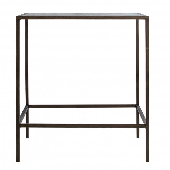 Fabco Collection Ranger Side Table Bronze W500 x D500 x H550mm