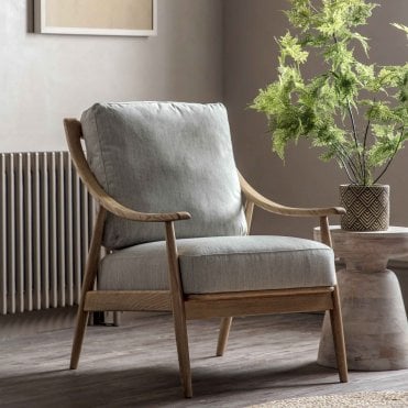 Remy Armchair Linen (w)620mm x (d)830mm x (h)880mmmm