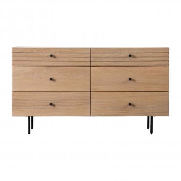 Sayama 6 Drawer Chest 1310x450x720mm