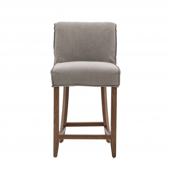 Fabco Collection Tintagel Bar Stool Grey Linen (2pk)