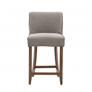 Tintagel Bar Stool Grey Linen (2pk)