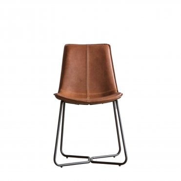 Viking Chair Brown (2pk) 490x550x860mm