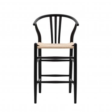 Wadebridge Bar Stool Black (2pk)