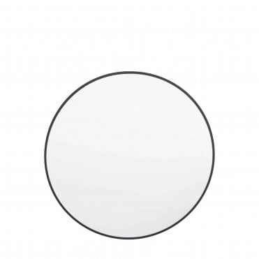 Yanko Mirror Round Black