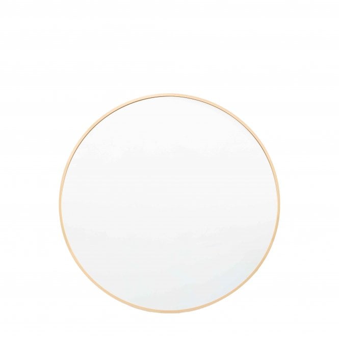 Fabco Collection Yanko Mirror Round Gold