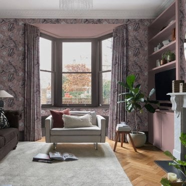 Graham & Brown Graham & Brown Amherst'S Garden Mulberry Wallpaper 120653
