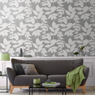 Graham & Brown Aspen Grey Wallpaper 111724