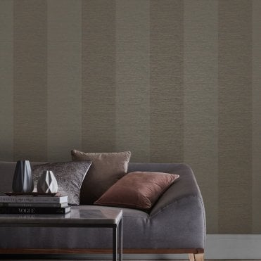 Graham & Brown Atelier Stripe Bronze Wallpaper 107867