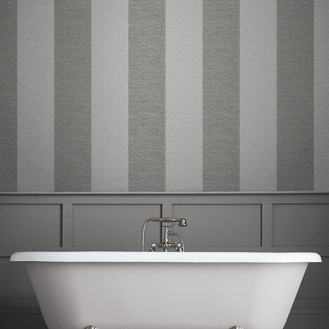 Graham & Brown  Atelier Stripe Slate Wallpaper 107868