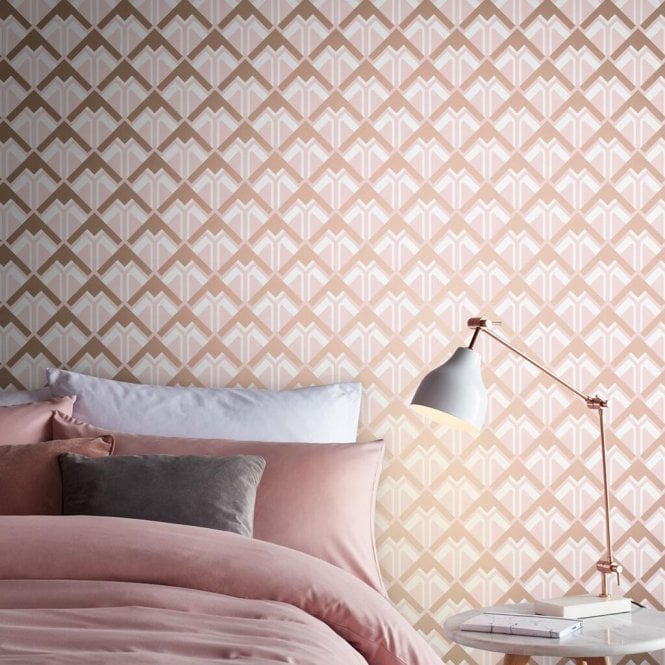 Graham & Brown  Beau Pink Cocktail Wallpaper 105582