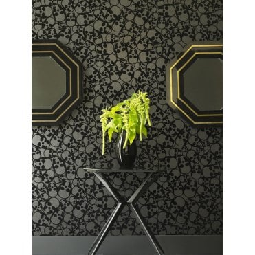 Graham & Brown Bh Skulls Midnight Wallpaper 19911