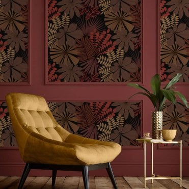 Graham & Brown Bohemia Alizarin Wallpaper 119666