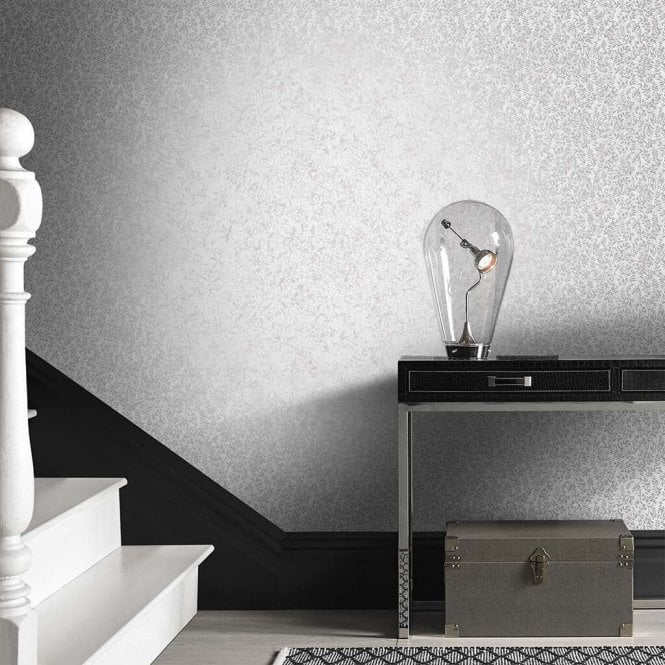 Graham & Brown  Botany Silver Wallpaper 105118