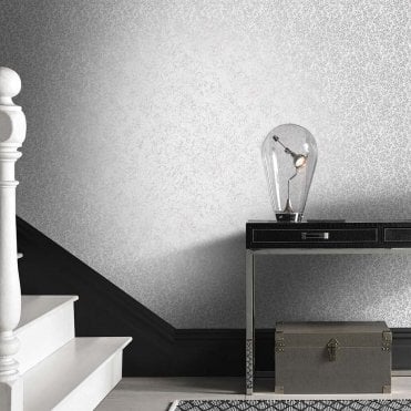 Graham & Brown Botany Silver Wallpaper 105118