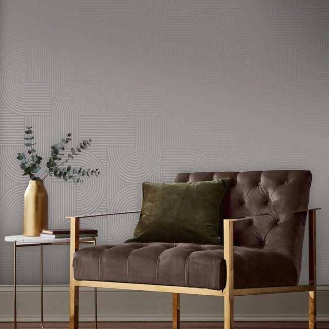 Graham & Brown  Centra Taupe Wallpaper 118041