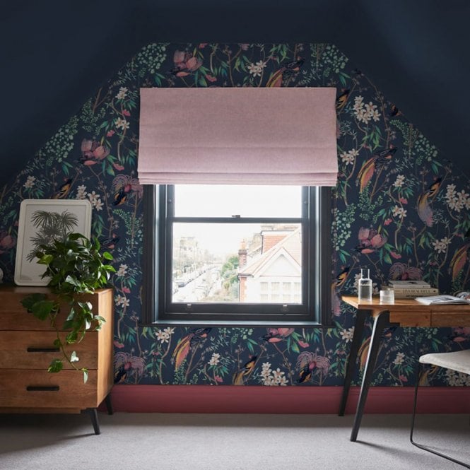 Graham & Brown  Clavering Birds Night Wallpaper 121450