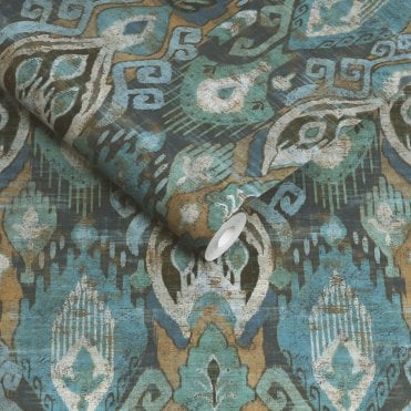 Graham & Brown Daraee Tapestry Midnight Wallpaper 121458