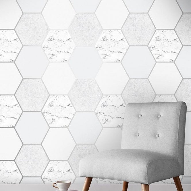 Graham & Brown  Earthen Grey Wallpaper 106345