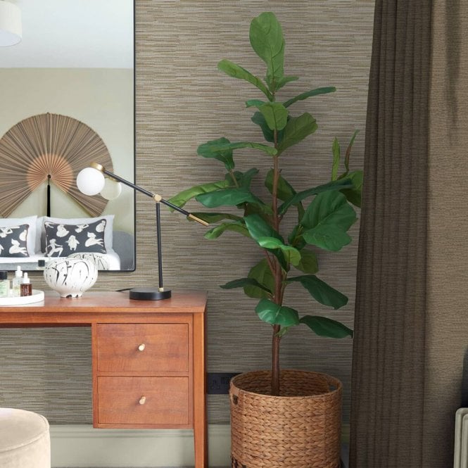 Graham & Brown  Empress Grasscloth Neutral Wallpaper 120660