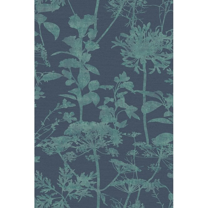 Graham & Brown  Esther Teal Wallpaper 121429