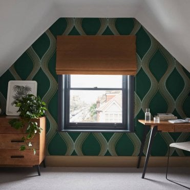Graham & Brown Euphoria Emerald Wallpaper 120645