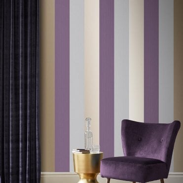 Graham & Brown Figaro Mulberry Wallpaper 106352