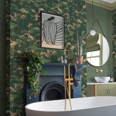 Graham & Brown Flower Press Palm Wallpaper 124102