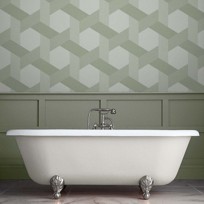 Graham & Brown  Fractal Sage Wallpaper 118026