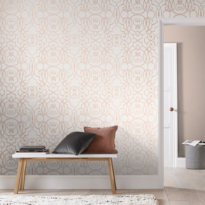 Graham & Brown  Graphic Cobalt Wallpaper 105246