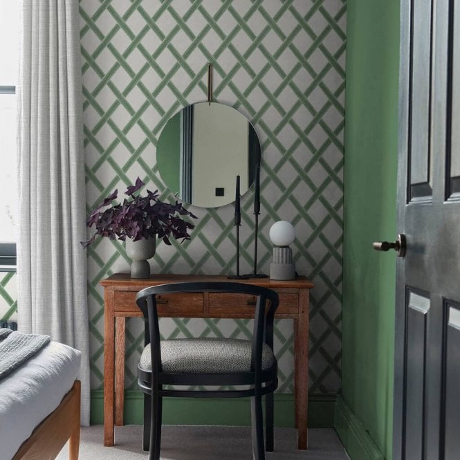 Graham & Brown  Greenskeeper Geo Green Wallpaper 120634