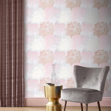 Graham & Brown Grove Blush Wallpaper 105656