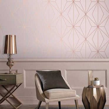 Graham & Brown Harmony Blush Wallpaper 107585
