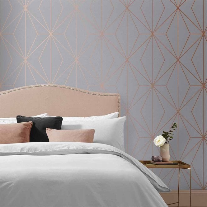 Graham & Brown  Harmony Grey Wallpaper 107586