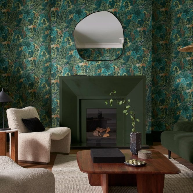 Graham & Brown  New Eden Emerald Wallpaper 121466