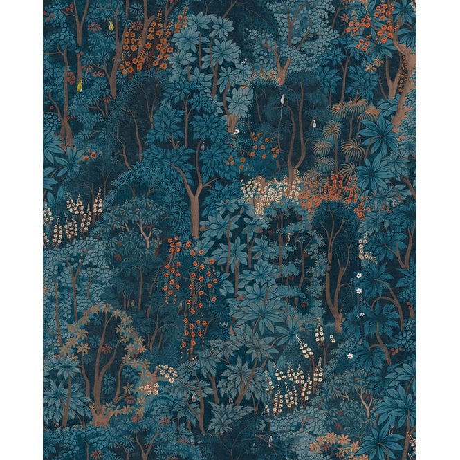 Graham & Brown  New Eden Navy Wallpaper 121470