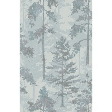 Graham & Brown Norse Forest Blue Wallpaper 121423