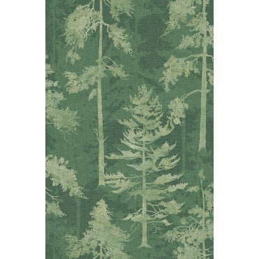 Graham & Brown Norse Forest Emerald Wallpaper 121425