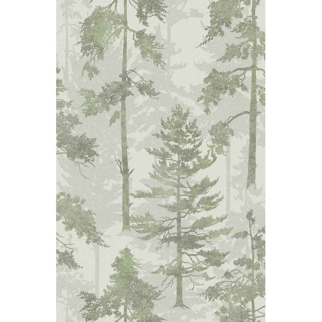 Graham & Brown  Norse Forest Green Wallpaper121422