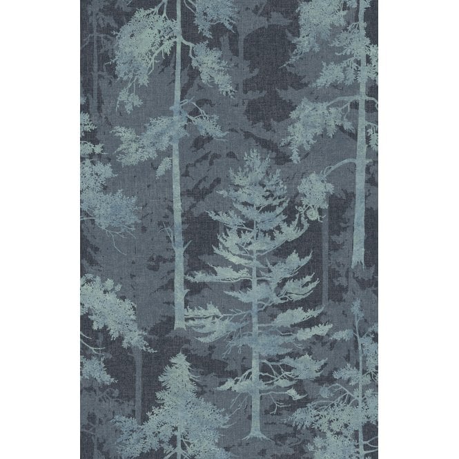 Graham & Brown  Norse Forest Navy Wallpaper 121426