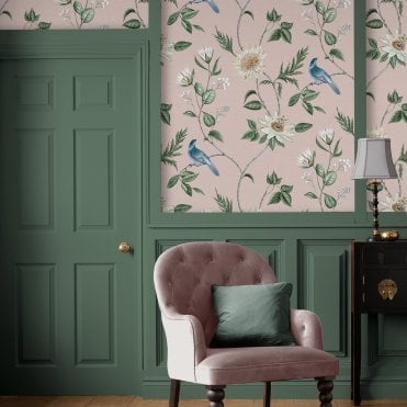 Graham & Brown Nuit Blush Wallpaper 115045