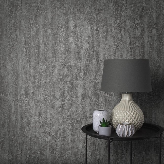 Graham & Brown  Orbit Deep Silver Wallpaper 105857