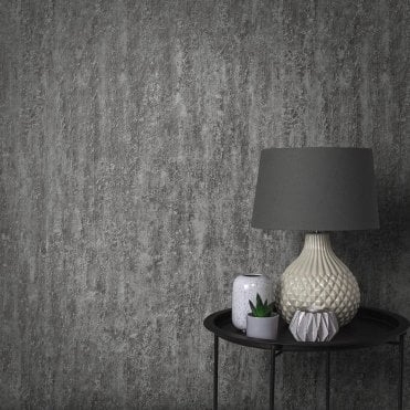 Graham & Brown Orbit Deep Silver Wallpaper 105857