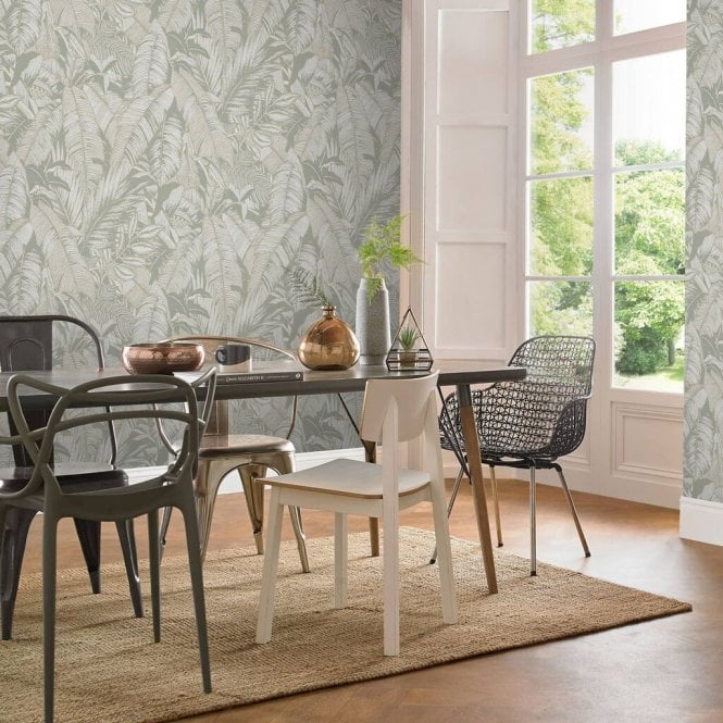 Graham & Brown  Paradys Sage Wallpaper 119670