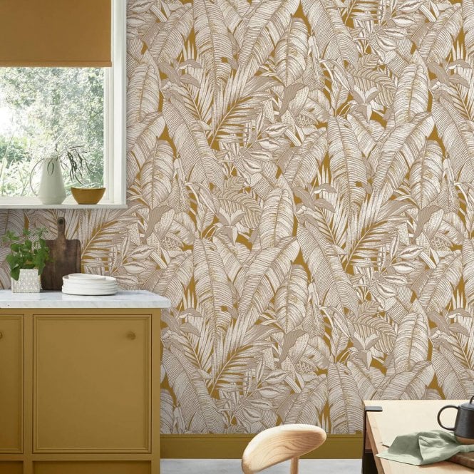 Graham & Brown  Paradys Turmeric Wallpaper 119672