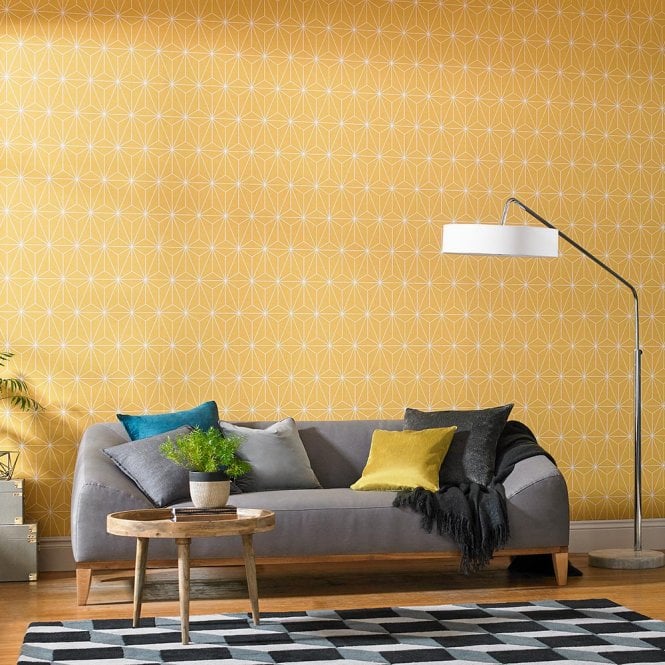 Graham & Brown  Prism Yellow Wallpaper 104741